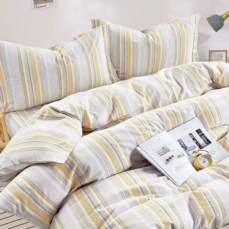 Pastel Stripe Twin XL Dorm Bedding Set - image 2