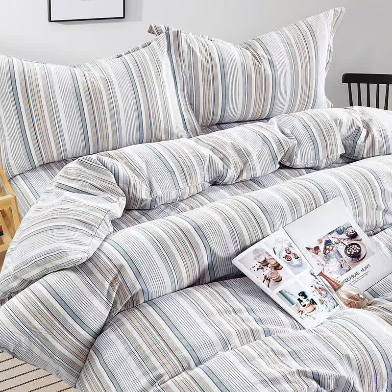 Pastel Stripe Twin XL Dorm Bedding Set - image 7