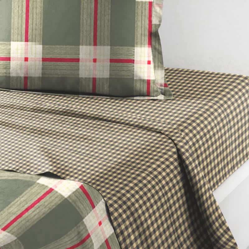 Heritage Plaid Twin XL Dorm Bedding Set - image 3