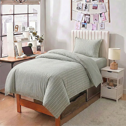 Nordic Stripe Cotton Twin XL Bedding Set - image 13
