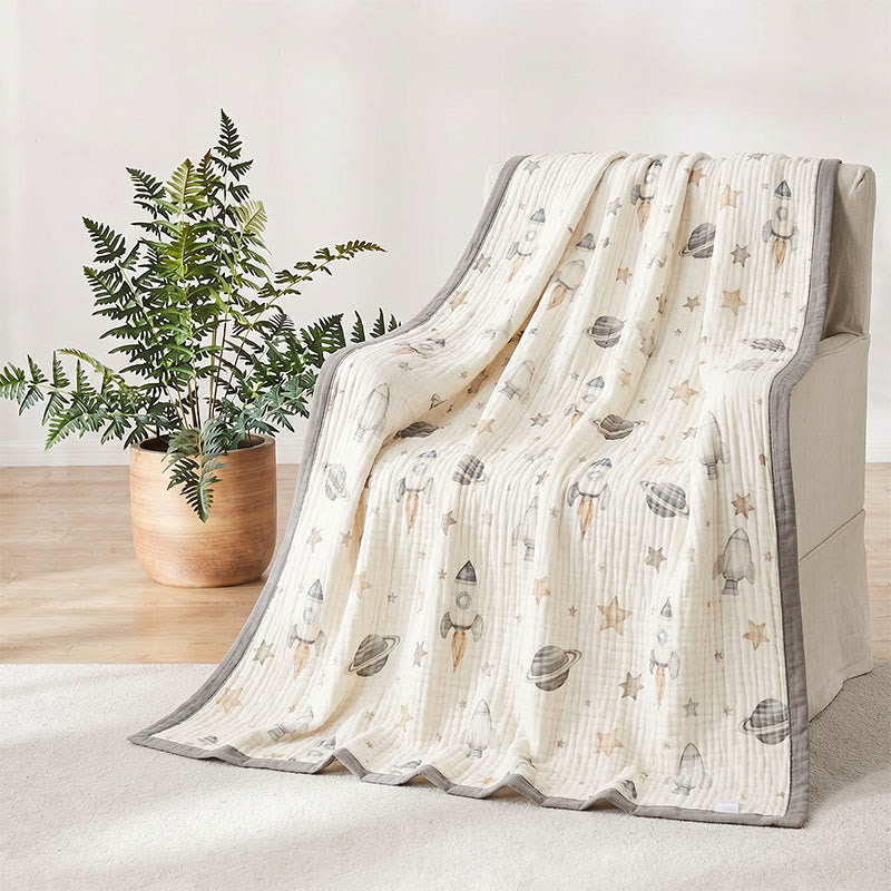 Space Dream Cotton Gauze Blanket - image 2