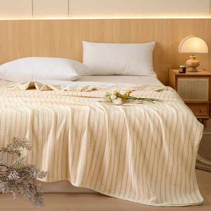 Soft Stripe Reversible Cotton Bedspread - image 31