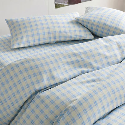 Pastel Plaid Twin XL Dorm Bedding Set - image 4