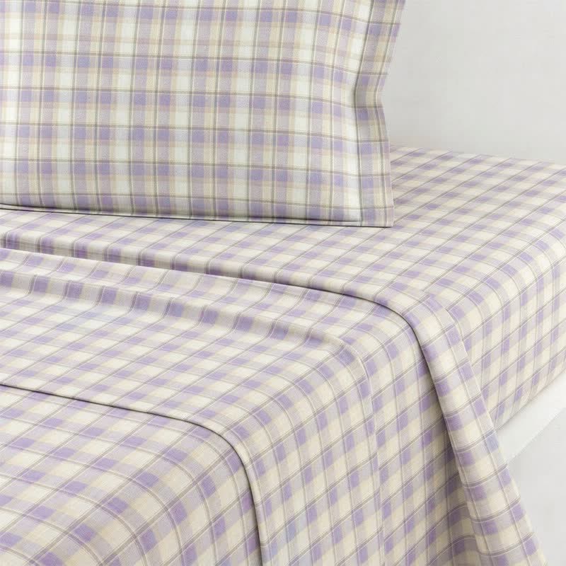 Pastel Plaid Twin XL Dorm Bedding Set - image 10