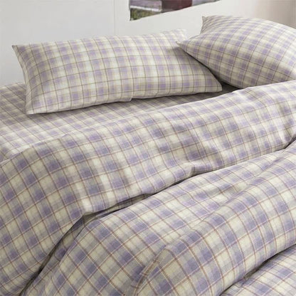 Pastel Plaid Twin XL Dorm Bedding Set - image 9