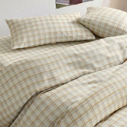 Thick Thin Plaid Dorm Bedding Set - image 3