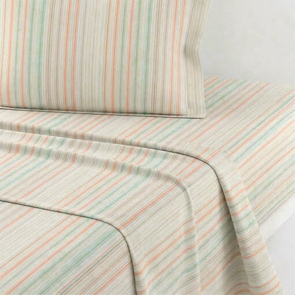 Pastel Pinstripe Minimalist Dorm Bedding Set - image 5