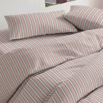 Modern Two-Tone Stripe Bedding Set - image 10