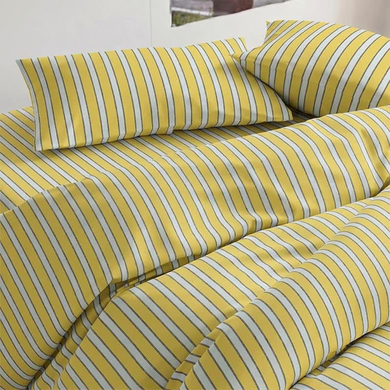 Modern Two-Tone Stripe Bedding Set - image 4