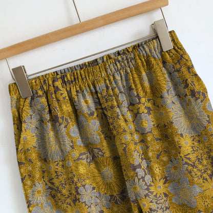 Vintage Floral Tie Strap Loungewear Set - image 8