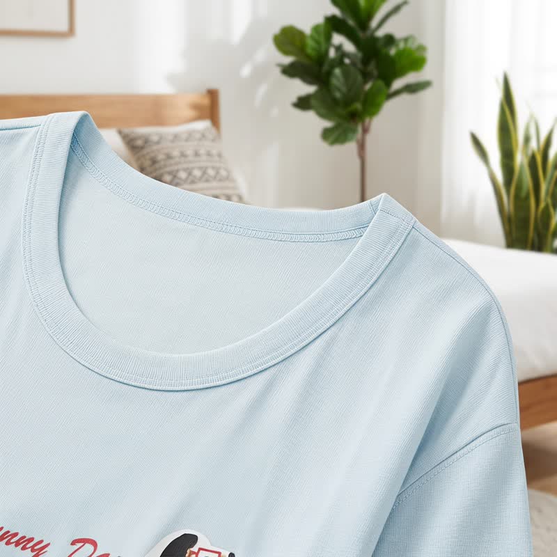 Cute Dog Graphic Cotton Loungewear Set - image 6