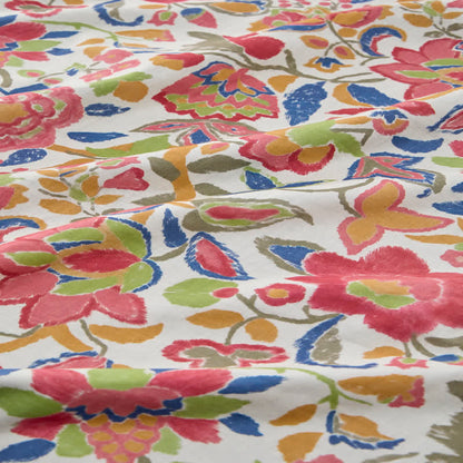 Vintage Pink Floral Double Gauze Throw Pillow - image 6