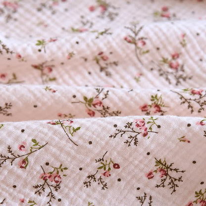 Dainty Floral Ruffle Collar Cotton Muslin Nightgown - image 8