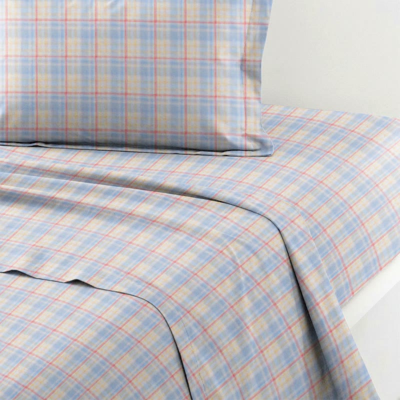 Pastel Gingham Twin XL Bedding Set - image 4