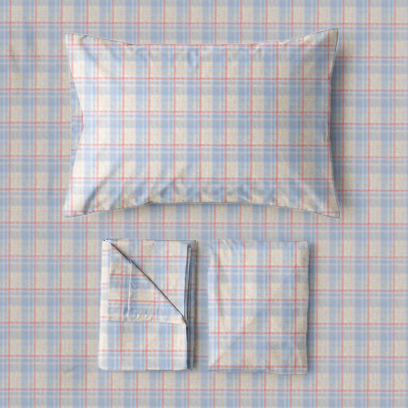 Pastel Gingham Twin XL Bedding Set - image 5