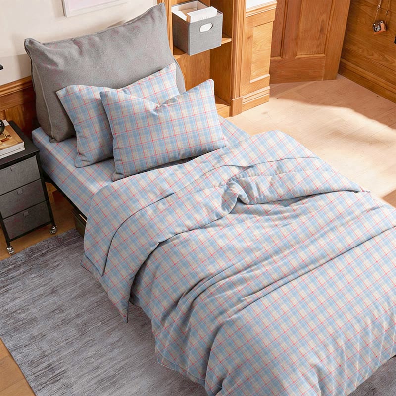 Pastel Gingham Twin XL Bedding Set - image 2