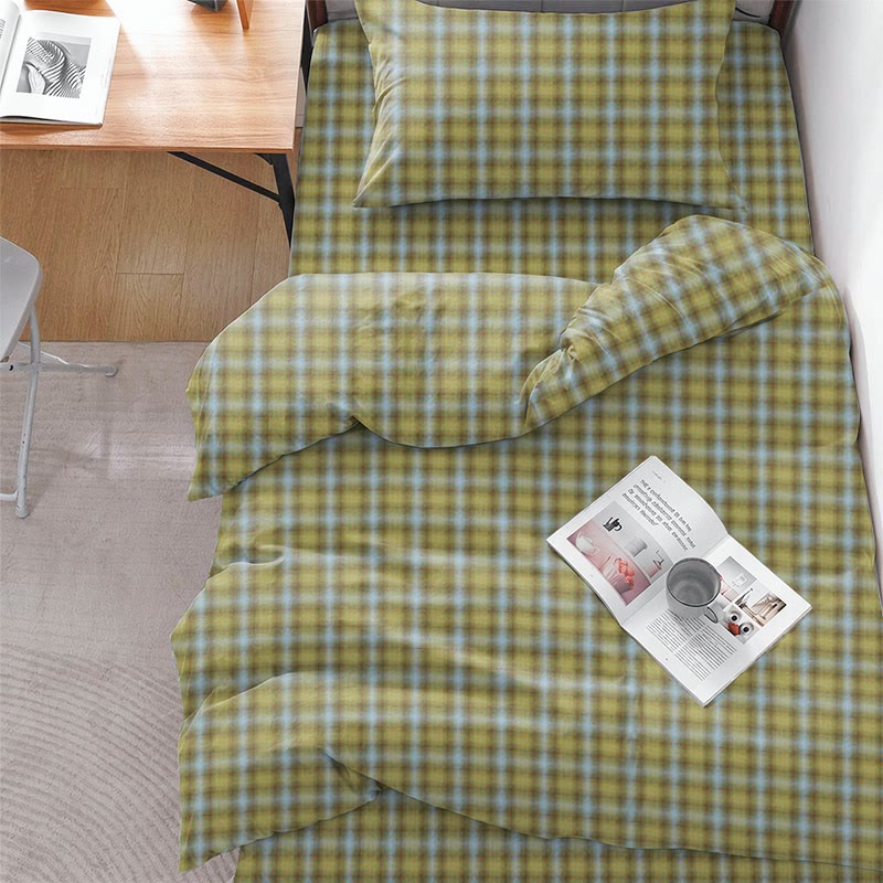 Cottage Plaid Twin XL Dorm Bedding Set - image 8