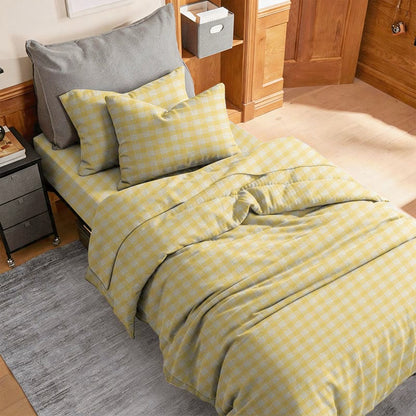 Sunny Gingham Twin XL Dorm Bedding Set - image 2