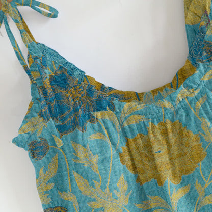 Retro Peony Cotton Cami Loungewear Set - image 10