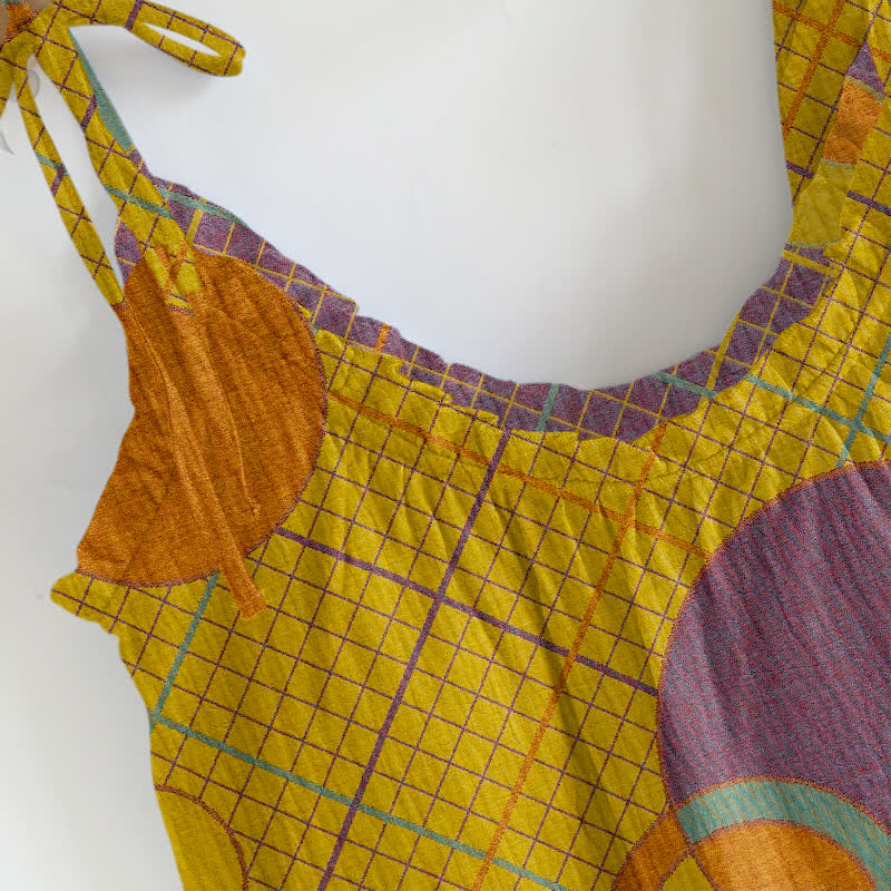 Abstract Circle Camisole Pajama Set - image 6