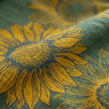 Vintage Sunflower Cotton Gauze Bedding Set - image 26