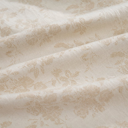 Beige Retro Flower Cotton Nightdress - image 5