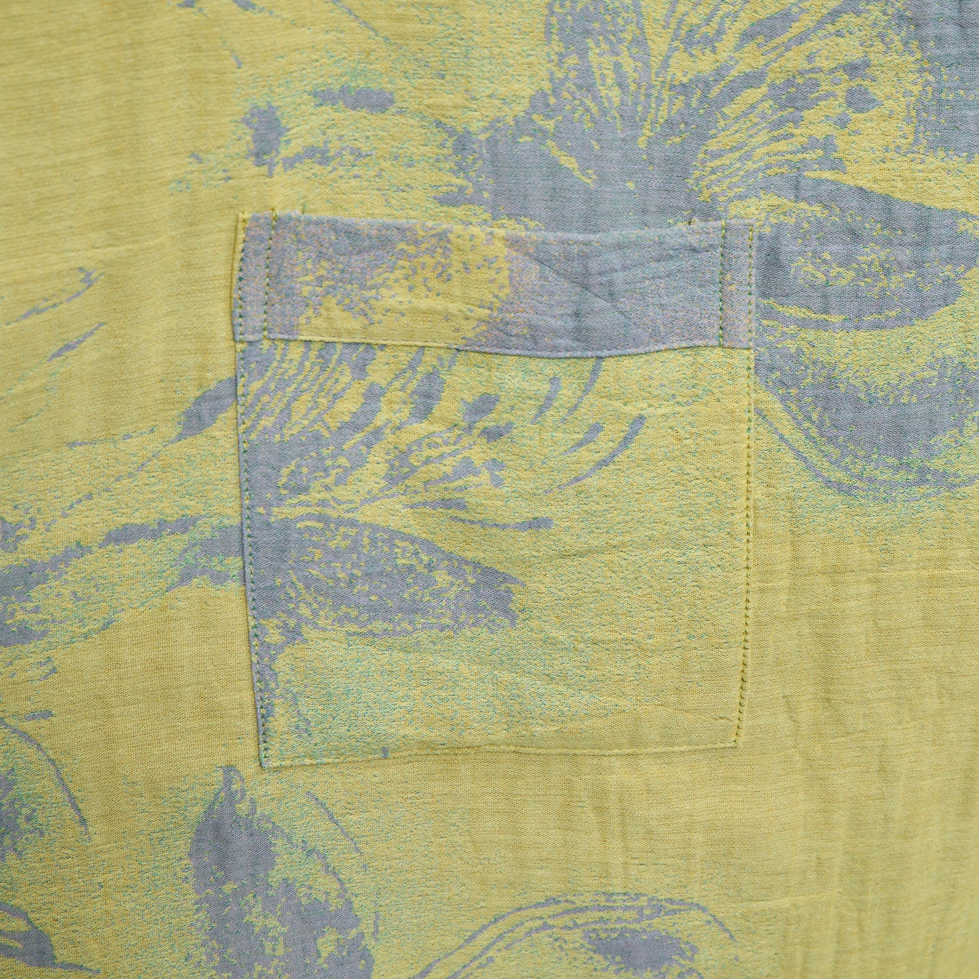 Azure Cotton Gauze Kimono Bathrobe - image 5