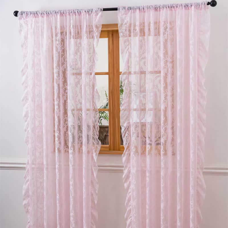 Ruffled Border Light Filtering Window Drape - image 19