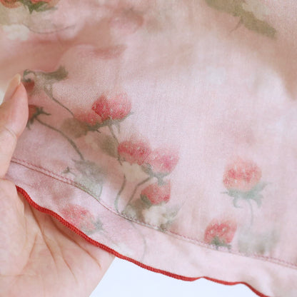 Sweet Berry Print Gauze Loungewear Set（3pcs） - image 5