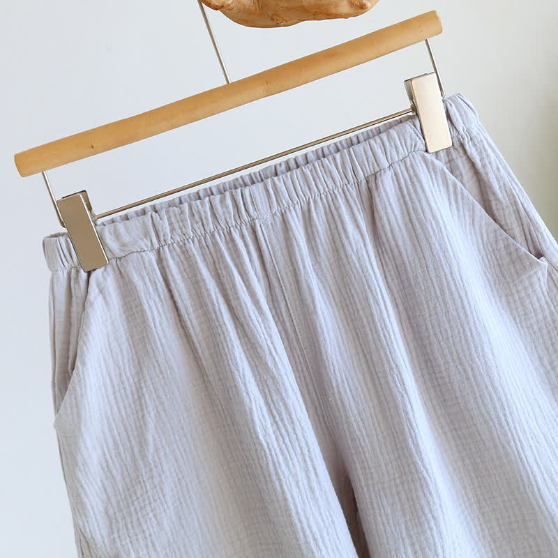 Breezy Cotton Gauze V-Neck Lounge Set - image 12