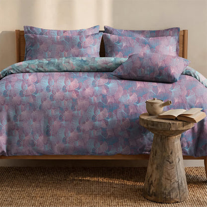 Retro Botanical Ginkgo Leaf Cotton Bedding Set - image 5
