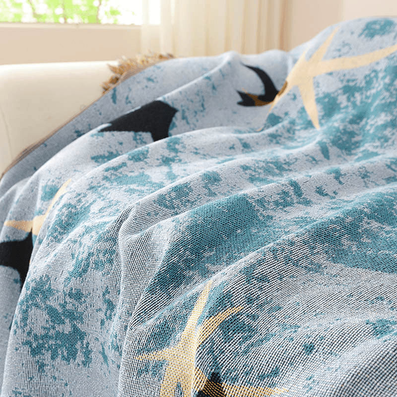 Artistic Sky Swallow Star Throw Blanket - image 5