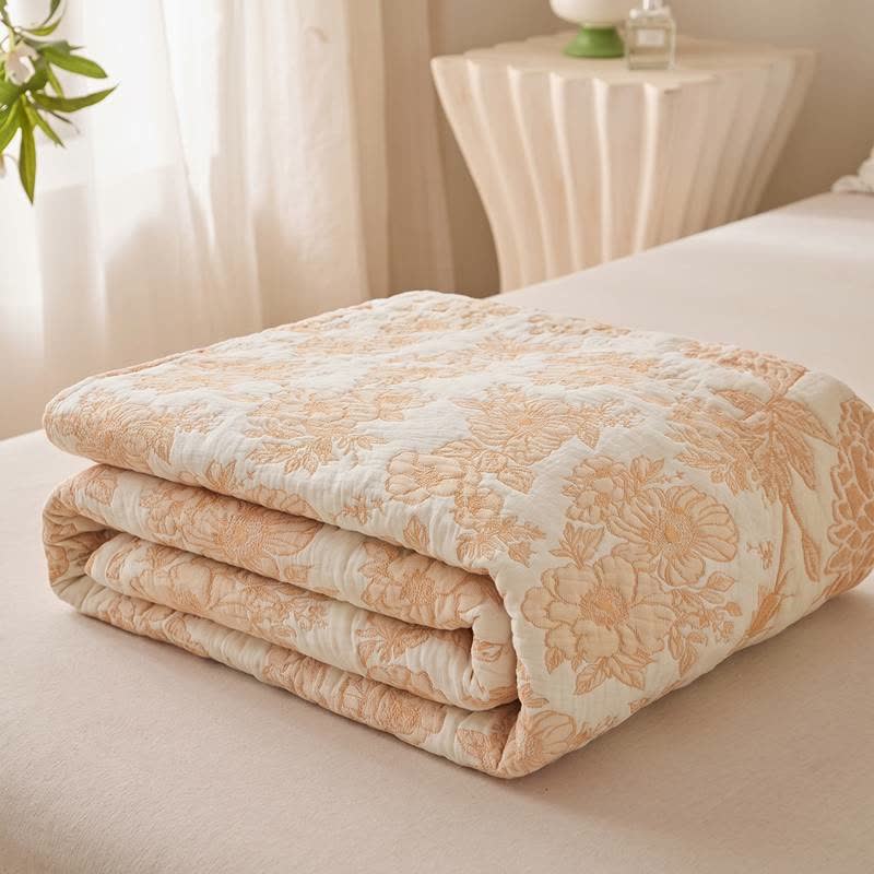 Minimal Bloom Cotton Coverlet Quilt - image 3