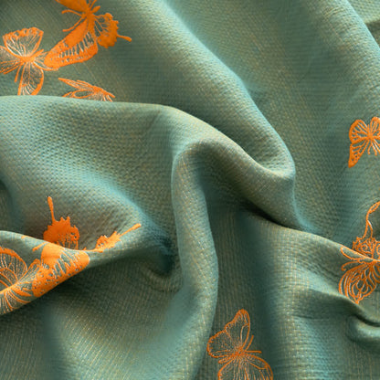 Elegant Butterfly Print Cotton Quilt - image 6