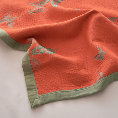 Elegant Butterfly Print Cotton Quilt - image 18