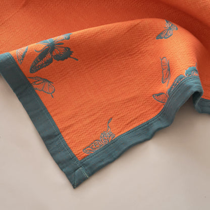 Elegant Butterfly Print Cotton Quilt - image 25