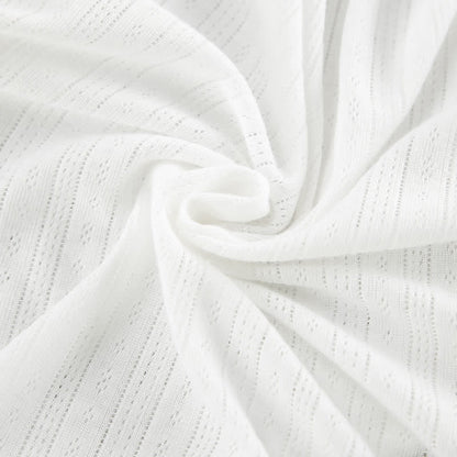 Ownkoti White Ruffle Cotton Loungewear Set - image 7