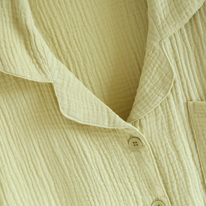 Cotton Gauze Button Front Loungewear Set - image 14