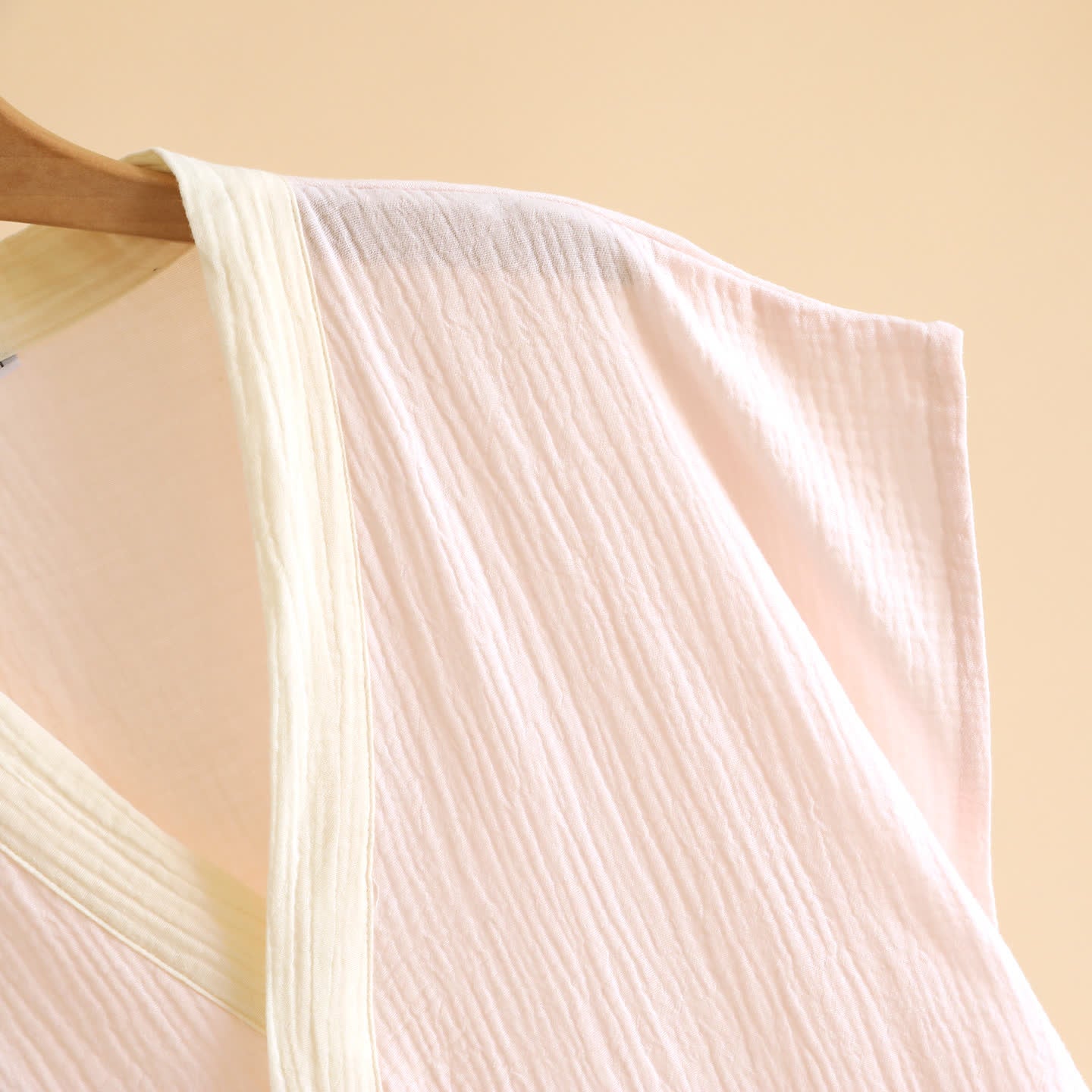 Minimalist Cotton Kimono Wrap Homewear Robe - image 7
