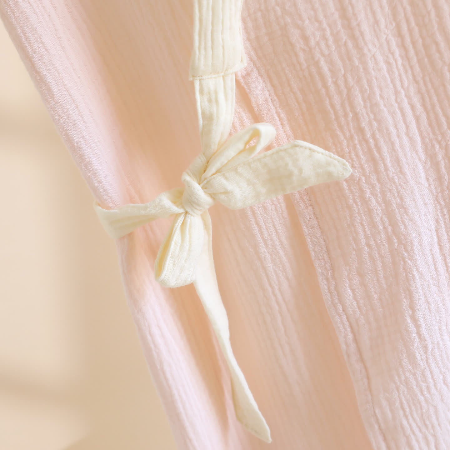 Minimalist Cotton Kimono Wrap Homewear Robe - image 8