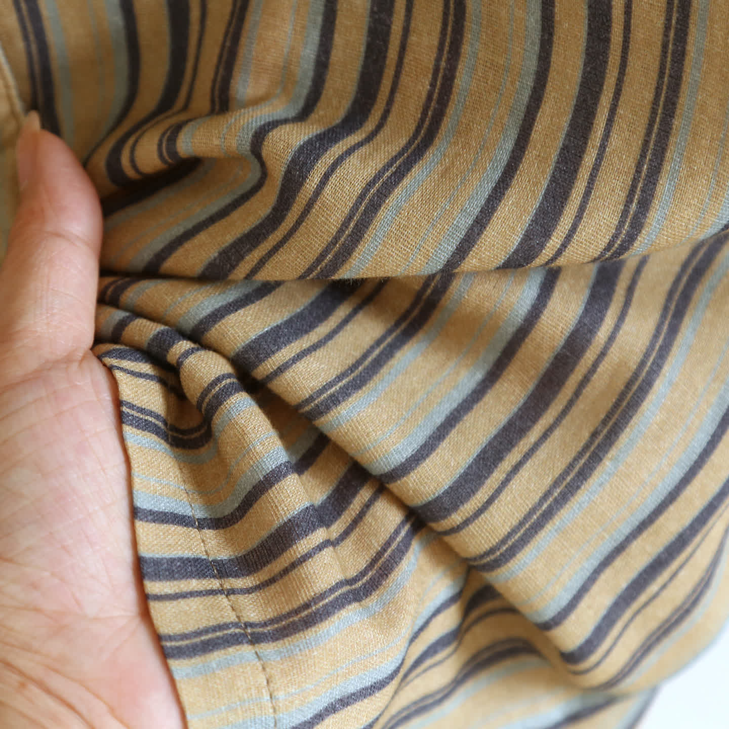 Vintage Striped Cotton Loungewear Set - image 7