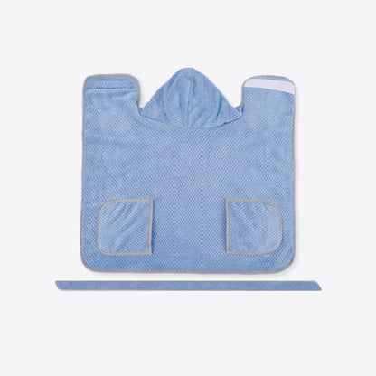 Solid Color Microfiber Dog Bath Robe - image 1