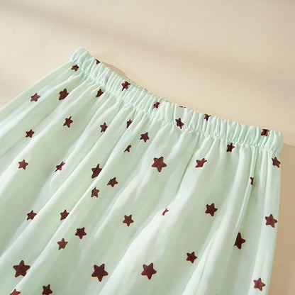 Pastel Star Cotton Long Sleeve Pajamas - image 9