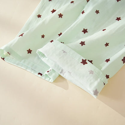 Pastel Star Cotton Long Sleeve Pajamas - image 11