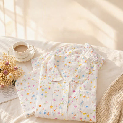 Sweet Star Cotton Long Sleeve Pajama Set - image 4