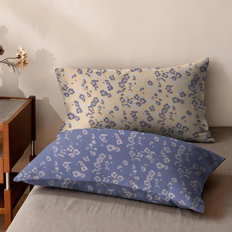 Reversible Ditsy Floral Cotton Bedspread - image 7