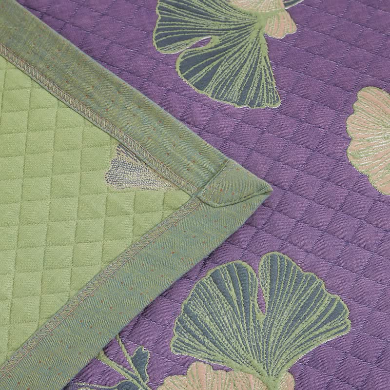 Artistic Ginkgo Leaf Cotton Gauze Blanket - image 6