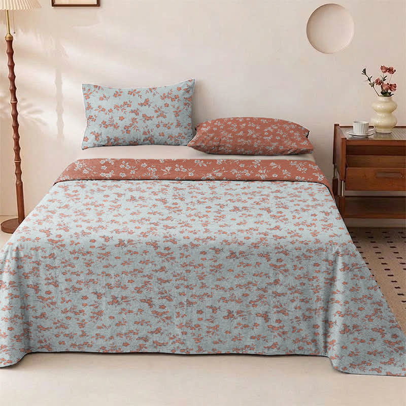 Claret Flower Cotton Gauze Bedspread - image 4