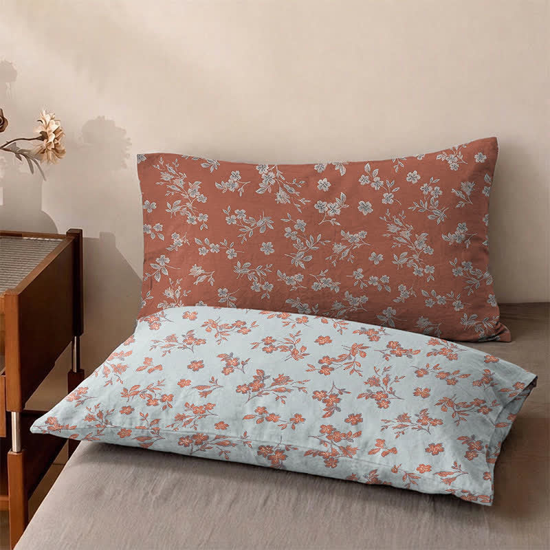 Claret Flower Cotton Gauze Bedspread - image 7