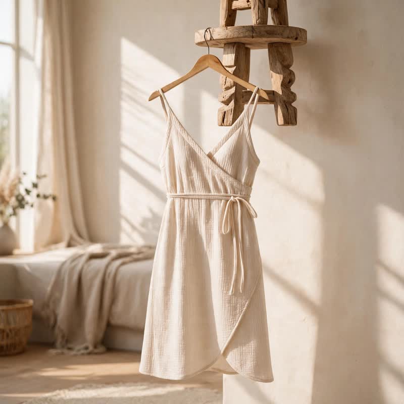 Solid Sleeveless Lounge Dress - image 2